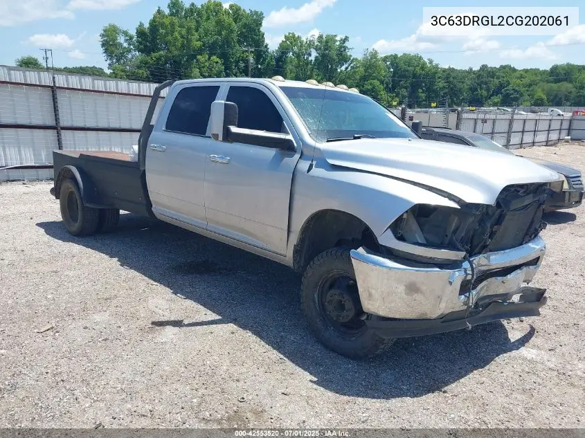 2012 Ram 3500 St VIN: 3C63DRGL2CG202061 Lot: 42553520