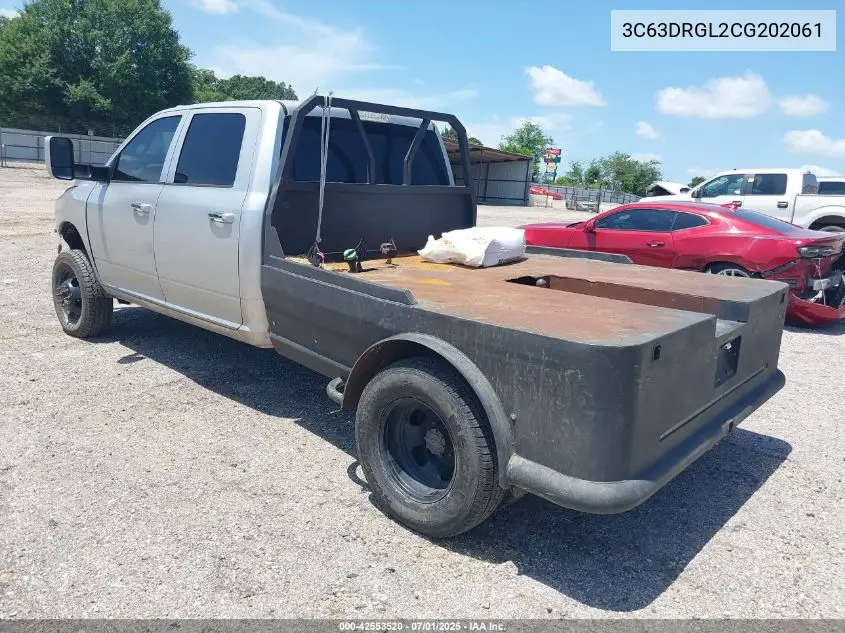 2012 Ram 3500 St VIN: 3C63DRGL2CG202061 Lot: 42553520