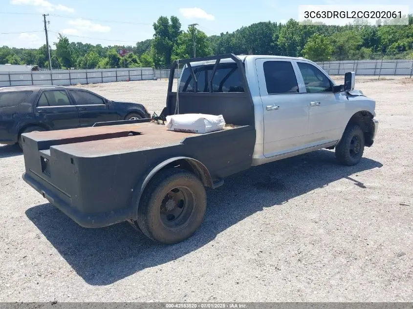 2012 Ram 3500 St VIN: 3C63DRGL2CG202061 Lot: 42553520
