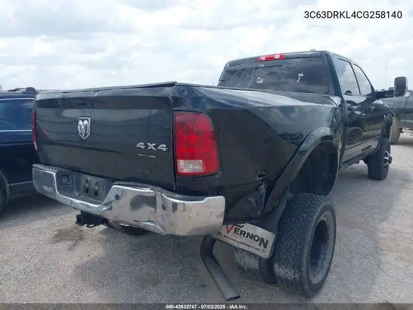 2012 Ram 3500 Laramie Longhorn/Limited Edition VIN: 3C63DRKL4CG258140 Lot: 42632747