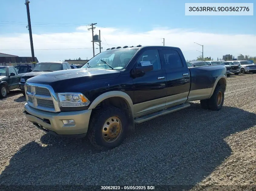2013 Ram 3500 Longhorn VIN: 3C63RRKL9DG562776 Lot: 30062823