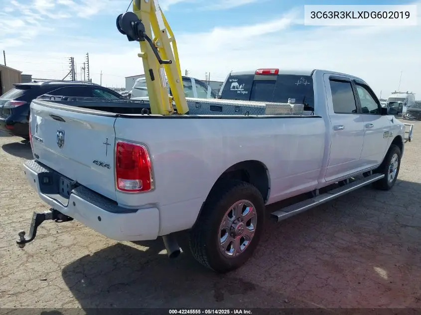 2013 Ram 3500 Laramie Limited VIN: 3C63R3KLXDG602019 Lot: 42245555