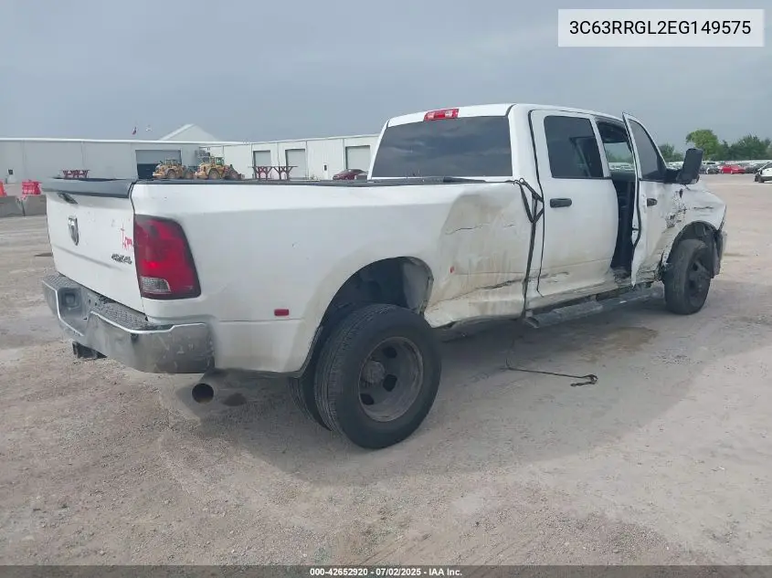 2014 Ram 3500 Tradesman VIN: 3C63RRGL2EG149575 Lot: 42652920