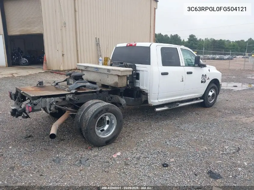 2015 Ram 3500 Tradesman VIN: 3C63RPGL0FG504121 Lot: 42240331
