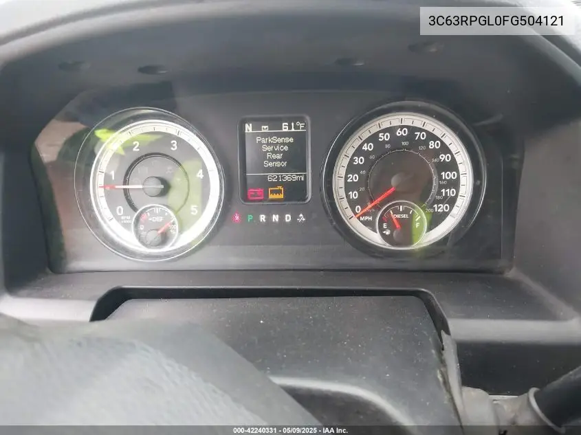 2015 Ram 3500 Tradesman VIN: 3C63RPGL0FG504121 Lot: 42240331