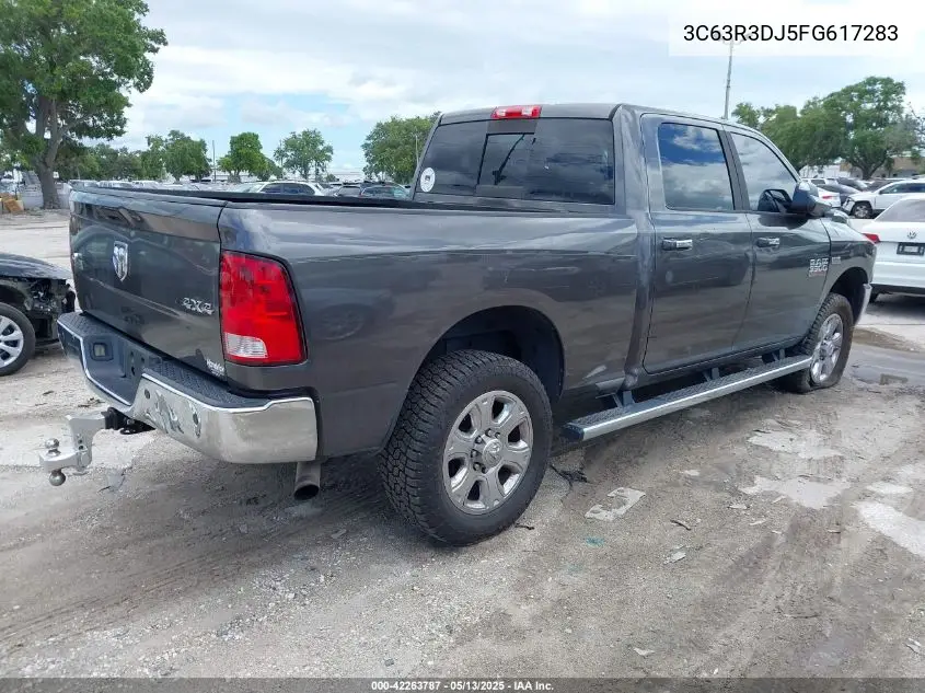 2015 Ram 3500 Big Horn VIN: 3C63R3DJ5FG617283 Lot: 42263787