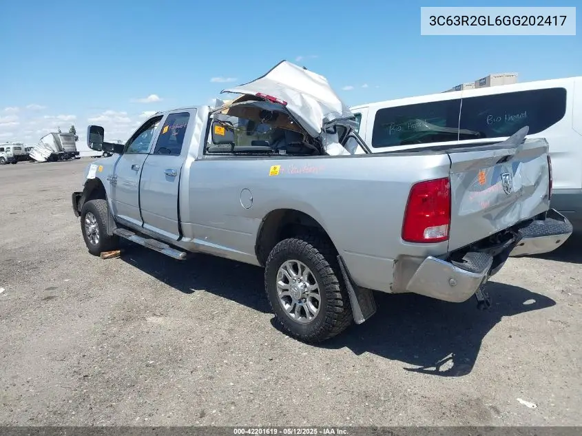 2016 Ram 3500 Tradesman VIN: 3C63R2GL6GG202417 Lot: 42201619