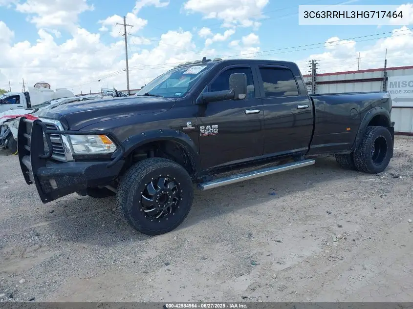 2017 Ram 3500 Lone Star 4X4 8' Box VIN: 3C63RRHL3HG717464 Lot: 42584964