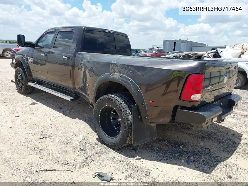 2017 Ram 3500 Lone Star 4X4 8' Box VIN: 3C63RRHL3HG717464 Lot: 42584964