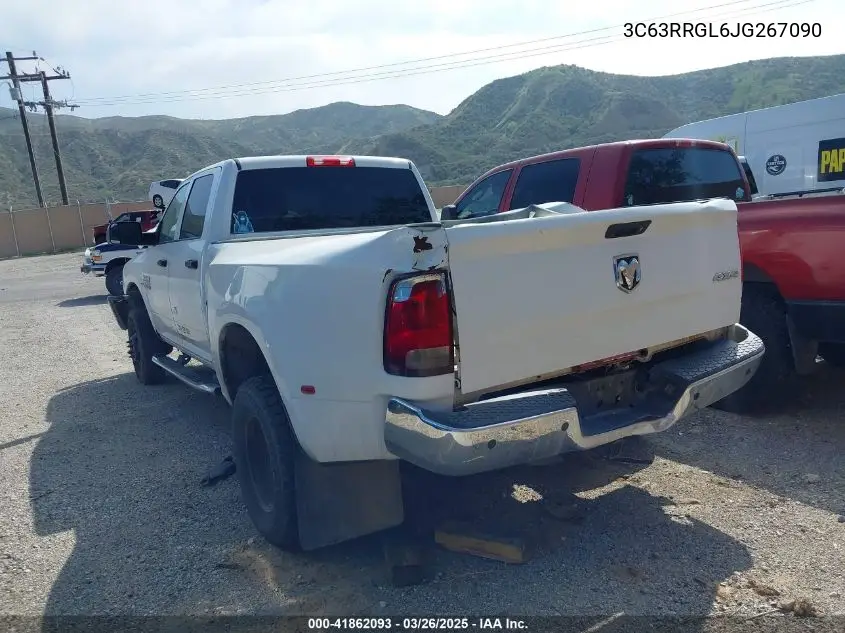 2018 Ram 3500 Tradesman VIN: 3C63RRGL6JG267090 Lot: 41862093