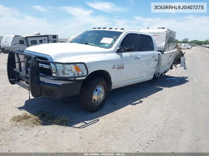2018 Ram 3500 Slt 4X4 8' Box VIN: 3C63RRHL9JG407275 Lot: 42806943