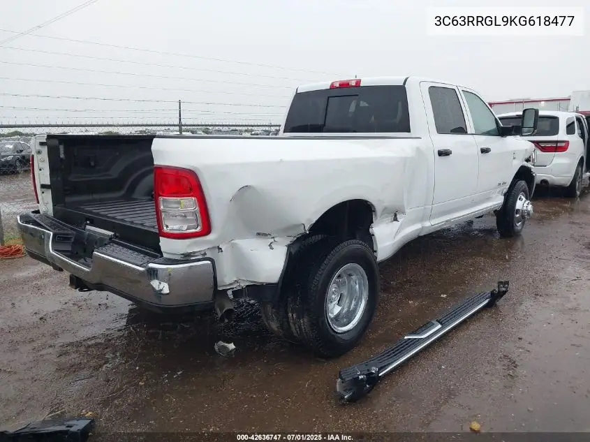 2019 Ram 3500 Tradesman 4X4 8' Box VIN: 3C63RRGL9KG618477 Lot: 42636747