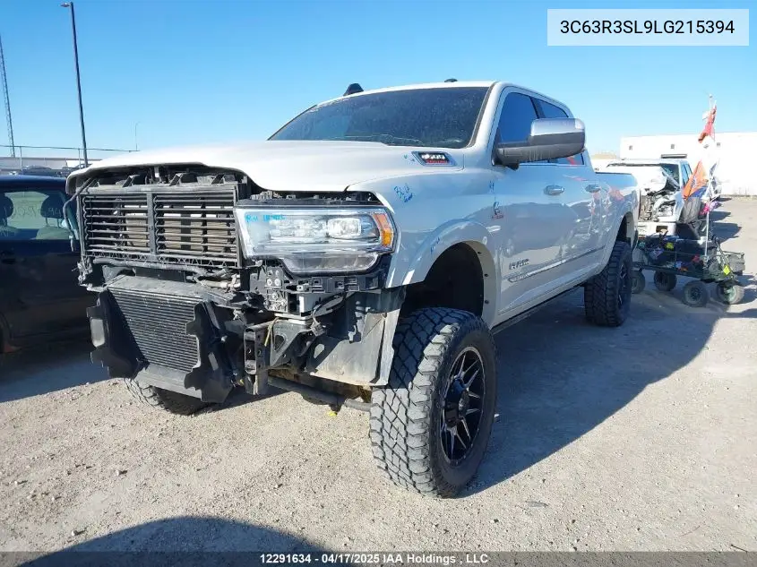 2020 Ram 3500 Limited VIN: 3C63R3SL9LG215394 Lot: 12291634