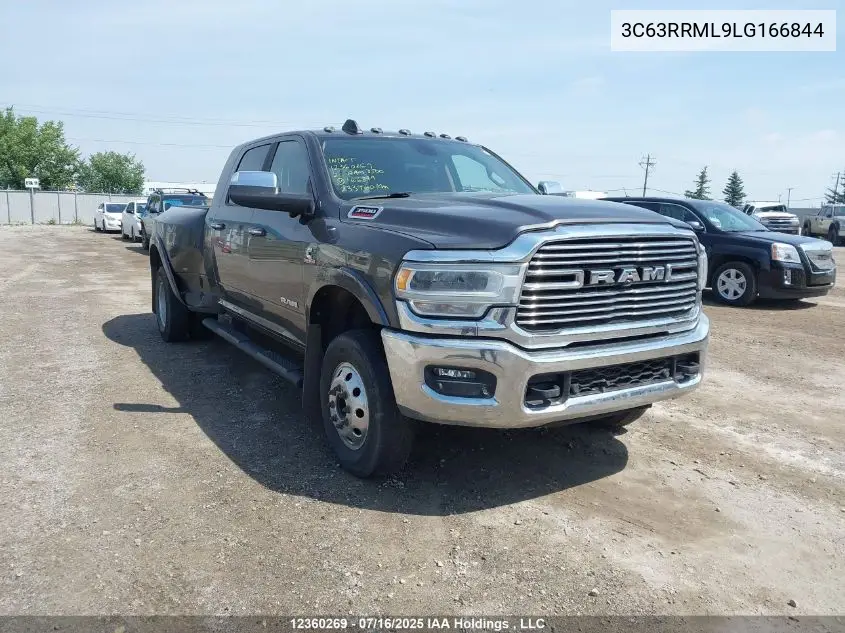 2020 Ram 3500 Laramie VIN: 3C63RRML9LG166844 Lot: 12360269