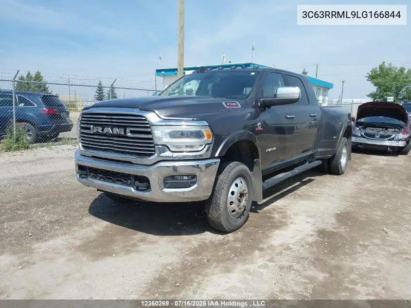 2020 Ram 3500 Laramie VIN: 3C63RRML9LG166844 Lot: 12360269