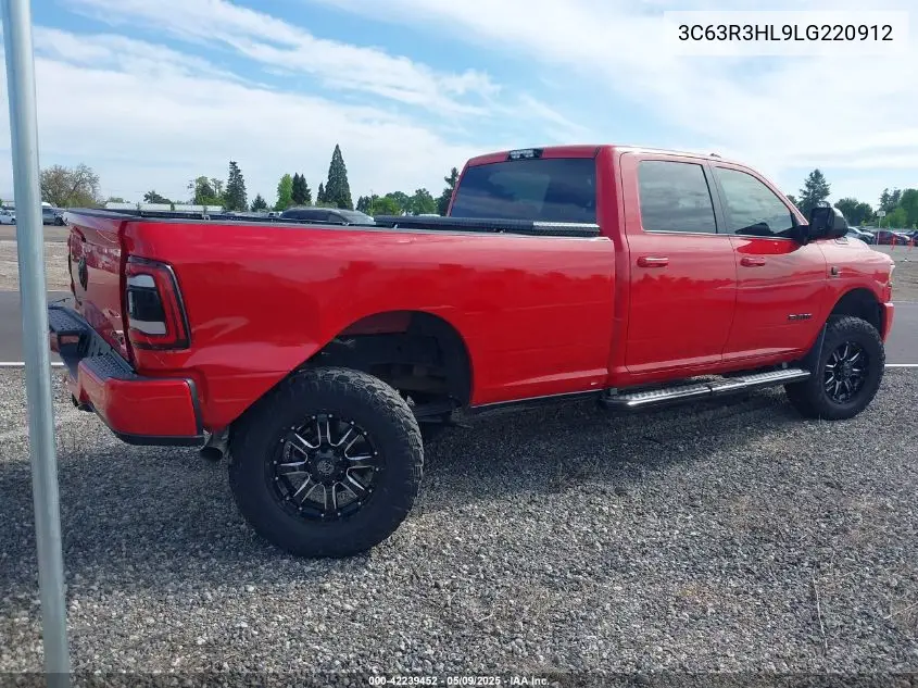 2020 Ram 3500 Big Horn 4X4 8' Box VIN: 3C63R3HL9LG220912 Lot: 42239452