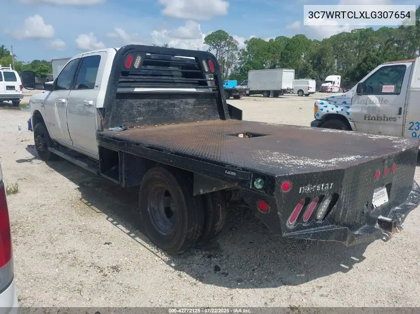 2020 Ram 3500 Chassis Tradesman/Slt/Laramie/Limited VIN: 3C7WRTCLXLG307654 Lot: 42772125