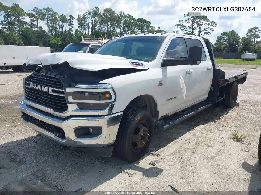2020 Ram 3500 Chassis Tradesman/Slt/Laramie/Limited VIN: 3C7WRTCLXLG307654 Lot: 42772125