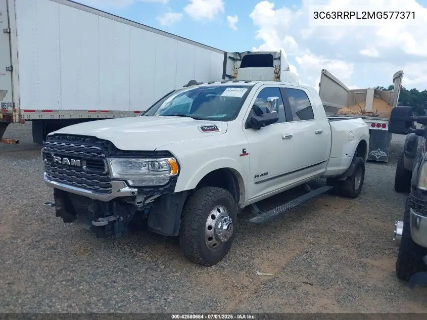 2021 Ram 3500 Limited 4X4 6'4 Box VIN: 3C63RRPL2MG577371 Lot: 42580684