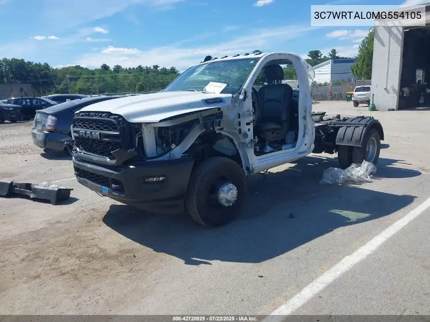 2021 Ram 3500 Chassis Tradesman/Slt VIN: 3C7WRTAL0MG554105 Lot: 42720929