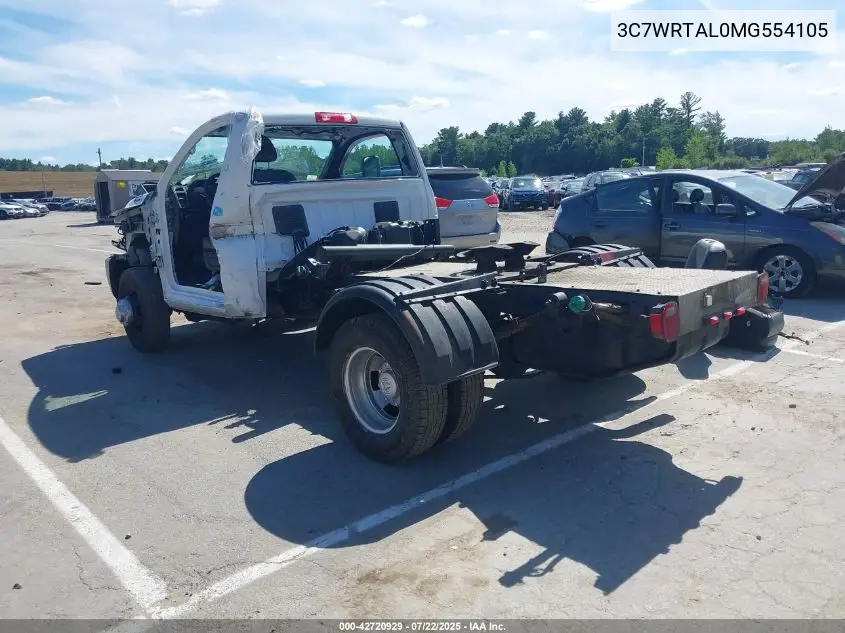 2021 Ram 3500 Chassis Tradesman/Slt VIN: 3C7WRTAL0MG554105 Lot: 42720929