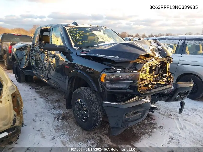 2022 Ram 3500 Limited VIN: 3C63RRPL3NG339935 Lot: 11921068