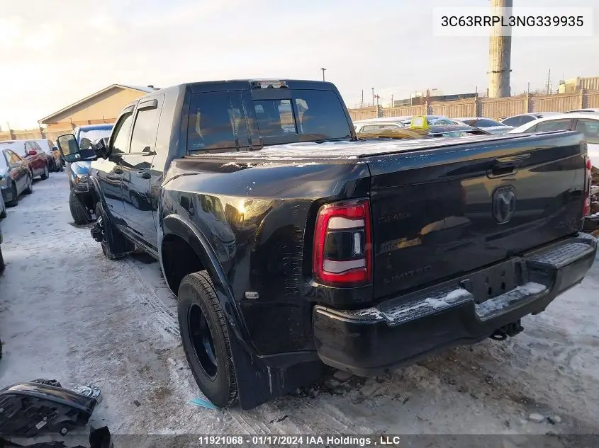 2022 Ram 3500 Limited VIN: 3C63RRPL3NG339935 Lot: 11921068