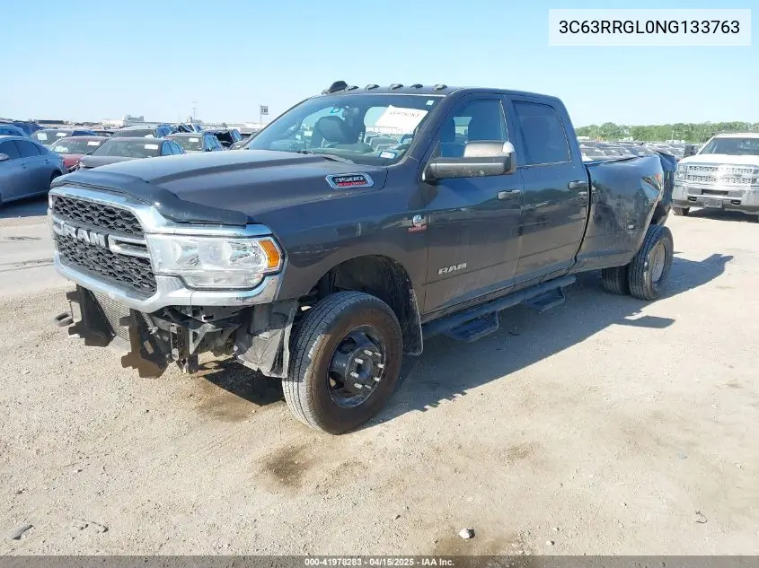 2022 Ram 3500 Tradesman 4X4 8' Box VIN: 3C63RRGL0NG133763 Lot: 41978283
