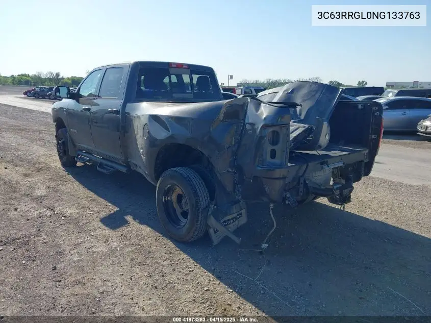 2022 Ram 3500 Tradesman 4X4 8' Box VIN: 3C63RRGL0NG133763 Lot: 41978283