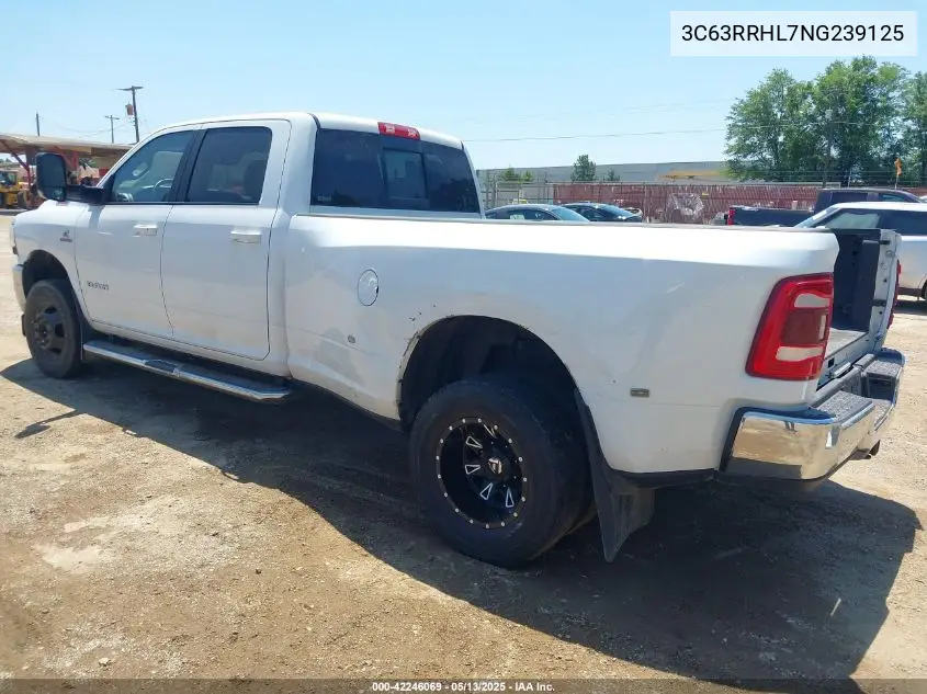 2022 Ram 3500 Lone Star 4X4 8' Box VIN: 3C63RRHL7NG239125 Lot: 42246069