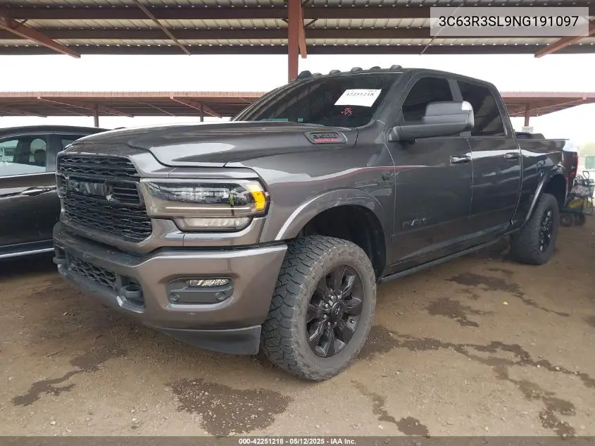 2022 Ram 3500 Limited 4X4 6'4 Box VIN: 3C63R3SL9NG191097 Lot: 42251218