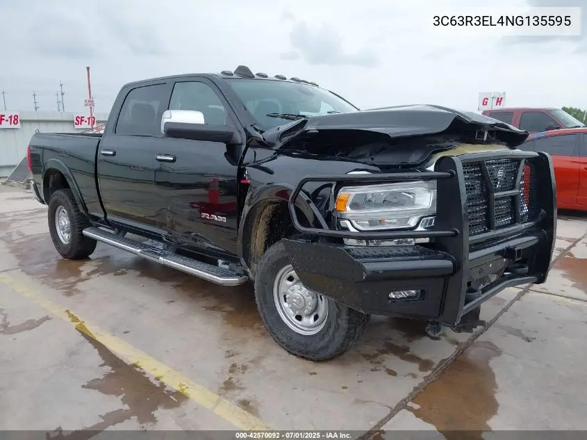 2022 Ram 3500 Laramie 4X4 6'4 Box VIN: 3C63R3EL4NG135595 Lot: 42570092