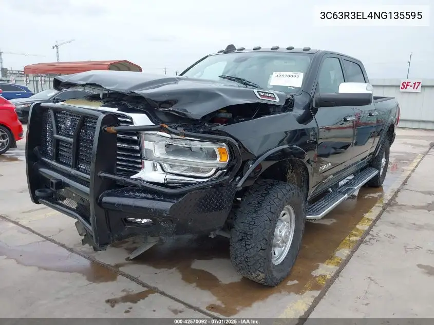 2022 Ram 3500 Laramie 4X4 6'4 Box VIN: 3C63R3EL4NG135595 Lot: 42570092