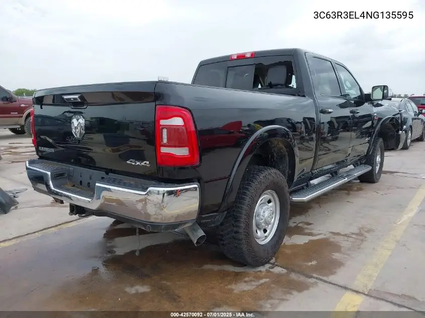 2022 Ram 3500 Laramie 4X4 6'4 Box VIN: 3C63R3EL4NG135595 Lot: 42570092