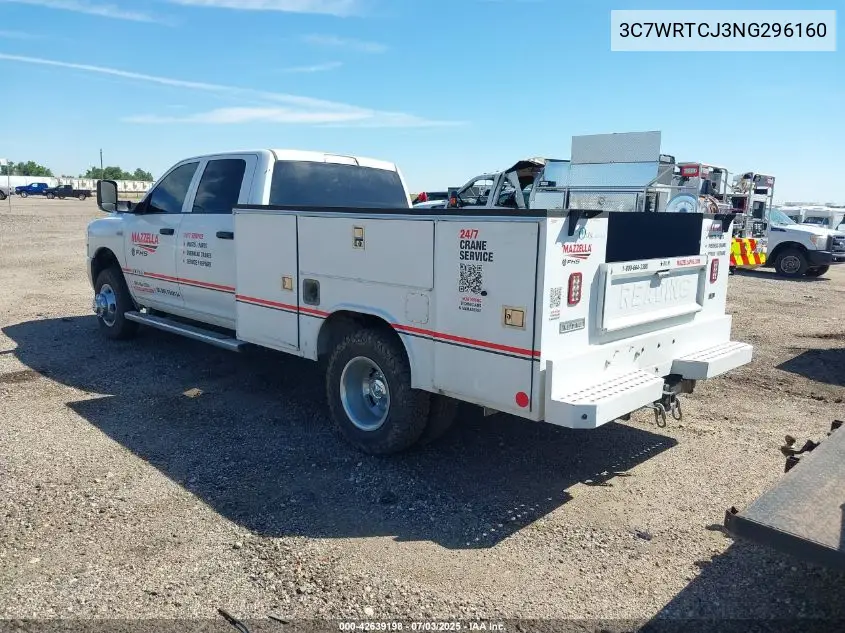 2022 Ram 3500 Chassis Tradesman/Slt/Laramie/Limited VIN: 3C7WRTCJ3NG296160 Lot: 42639198