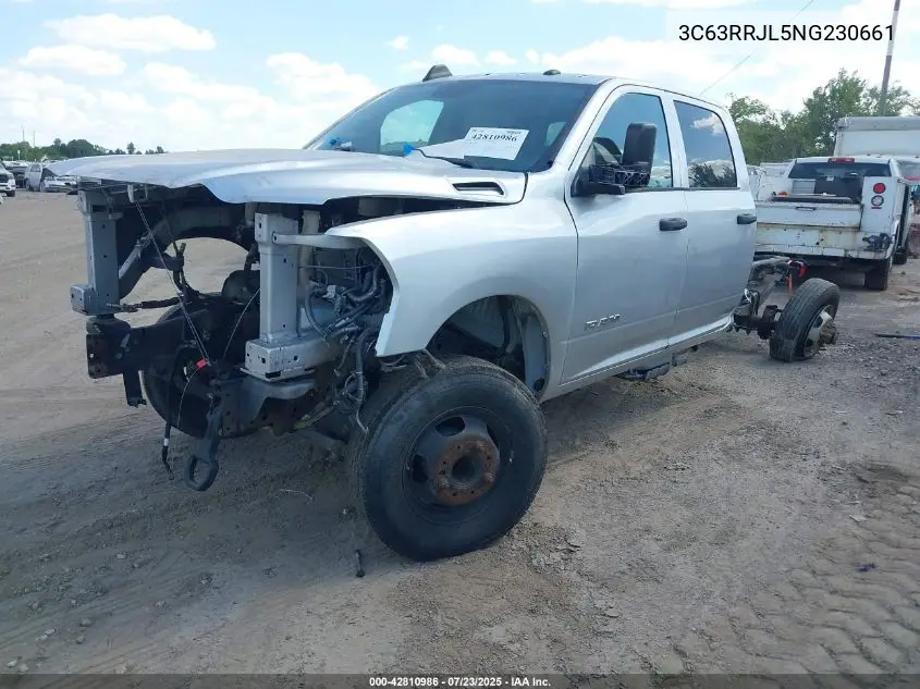 2022 Ram 3500 Laramie 4X4 8' Box VIN: 3C63RRJL5NG230661 Lot: 42810986