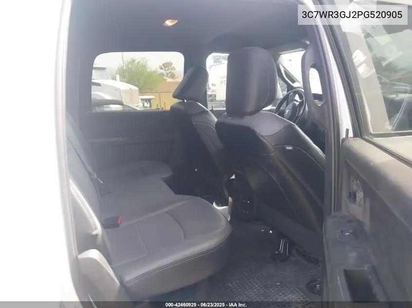 2023 Ram 3500 Tradesman 4X4 8' Box VIN: 3C7WR3GJ2PG520905 Lot: 42460929