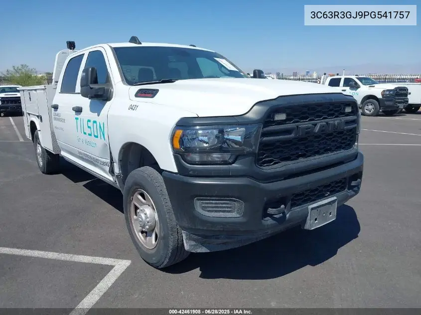 2023 Ram 3500 Tradesman 4X4 8' Box VIN: 3C63R3GJ9PG541757 Lot: 42461908