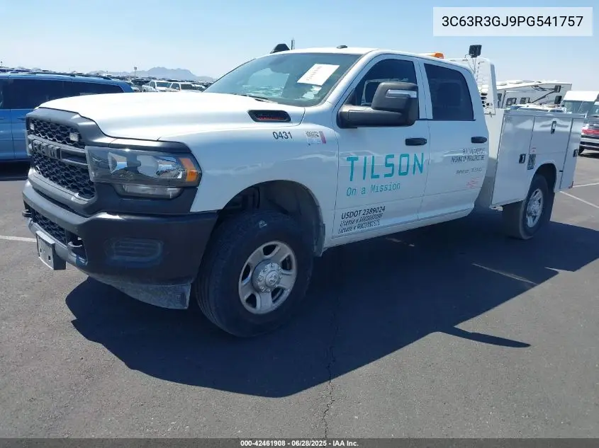 2023 Ram 3500 Tradesman 4X4 8' Box VIN: 3C63R3GJ9PG541757 Lot: 42461908