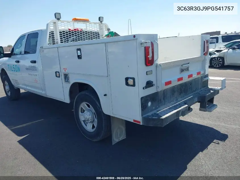 2023 Ram 3500 Tradesman 4X4 8' Box VIN: 3C63R3GJ9PG541757 Lot: 42461908
