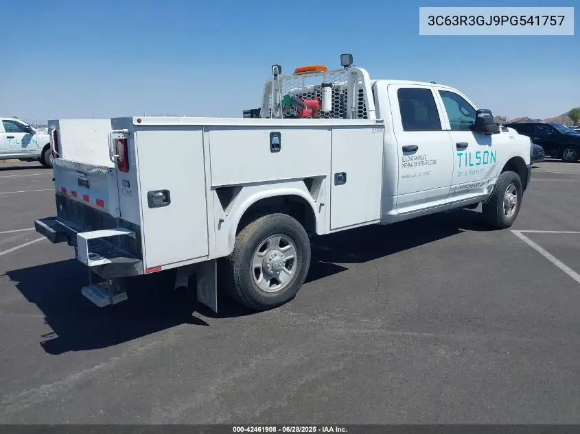 2023 Ram 3500 Tradesman 4X4 8' Box VIN: 3C63R3GJ9PG541757 Lot: 42461908