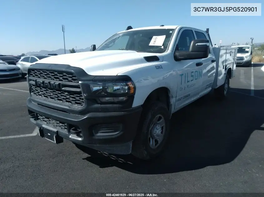 2023 Ram 3500 Tradesman 4X4 8' Box VIN: 3C7WR3GJ5PG520901 Lot: 42461929