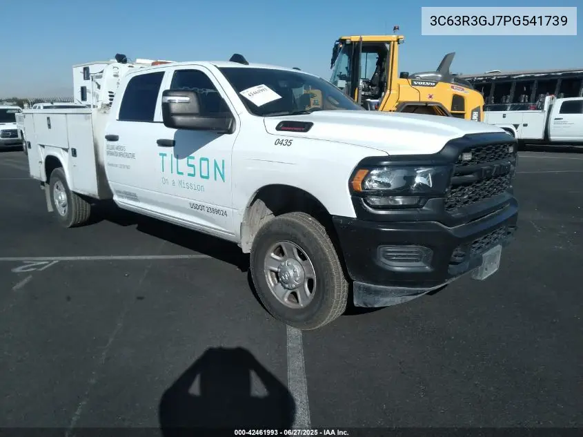 2023 Ram 3500 Tradesman 4X4 8' Box VIN: 3C63R3GJ7PG541739 Lot: 42461993