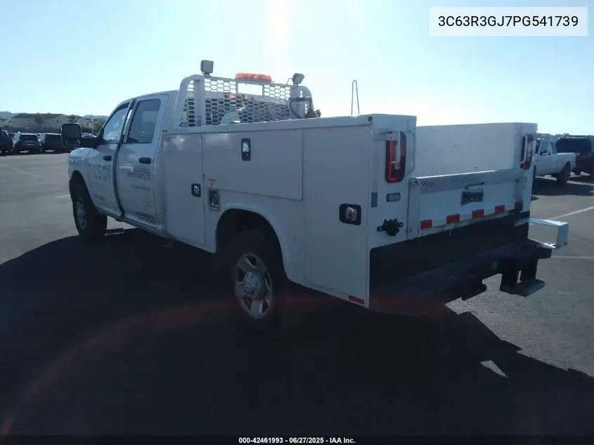 2023 Ram 3500 Tradesman 4X4 8' Box VIN: 3C63R3GJ7PG541739 Lot: 42461993