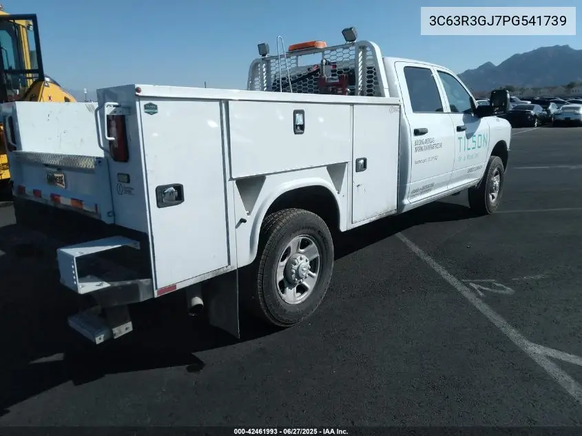 2023 Ram 3500 Tradesman 4X4 8' Box VIN: 3C63R3GJ7PG541739 Lot: 42461993
