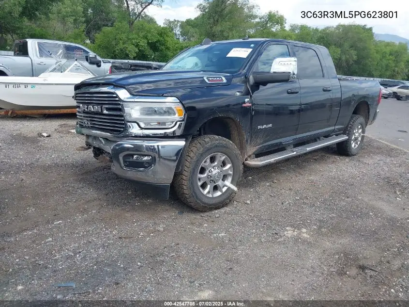 2023 Ram 3500 Laramie 4X4 6'4 Box VIN: 3C63R3ML5PG623801 Lot: 42547708