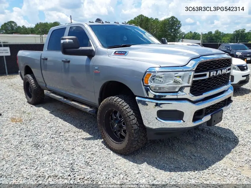 2023 Ram 3500 Tradesman 4X4 6'4 Box VIN: 3C63R3CL3PG542314 Lot: 42645224
