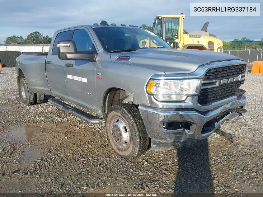 2024 Ram 3500 Big Horn 4X4 8' Box VIN: 3C63RRHL1RG337184 Lot: 42217330