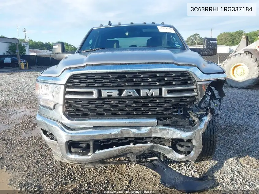 2024 Ram 3500 Big Horn 4X4 8' Box VIN: 3C63RRHL1RG337184 Lot: 42217330