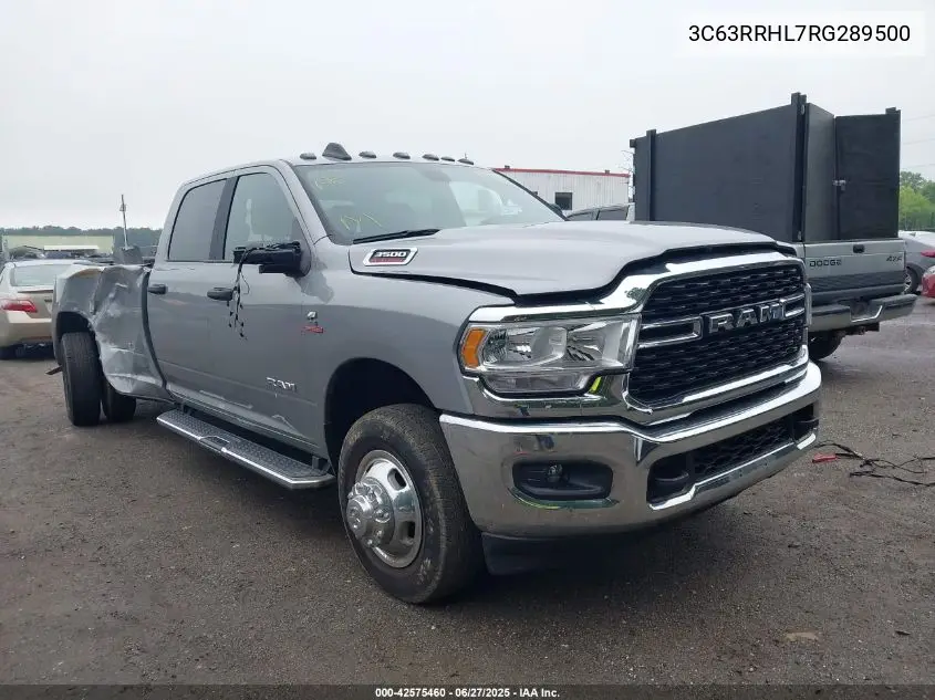 2024 Ram 3500 Big Horn 4X4 8' Box VIN: 3C63RRHL7RG289500 Lot: 42575460